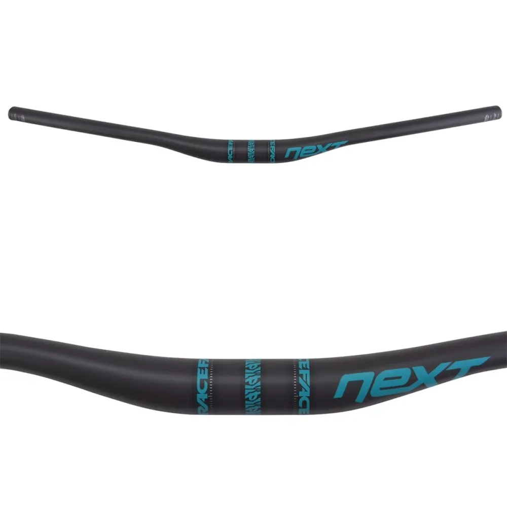 RACE FACE NEXT Rise 20mm 760mm Kolfiber/Turkos styre