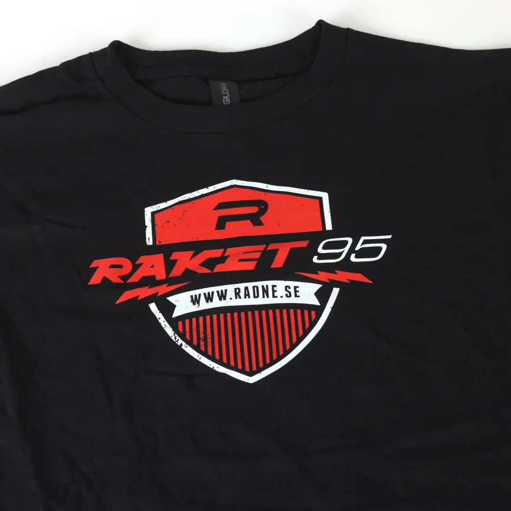Raket T-shirt svart Barn XL