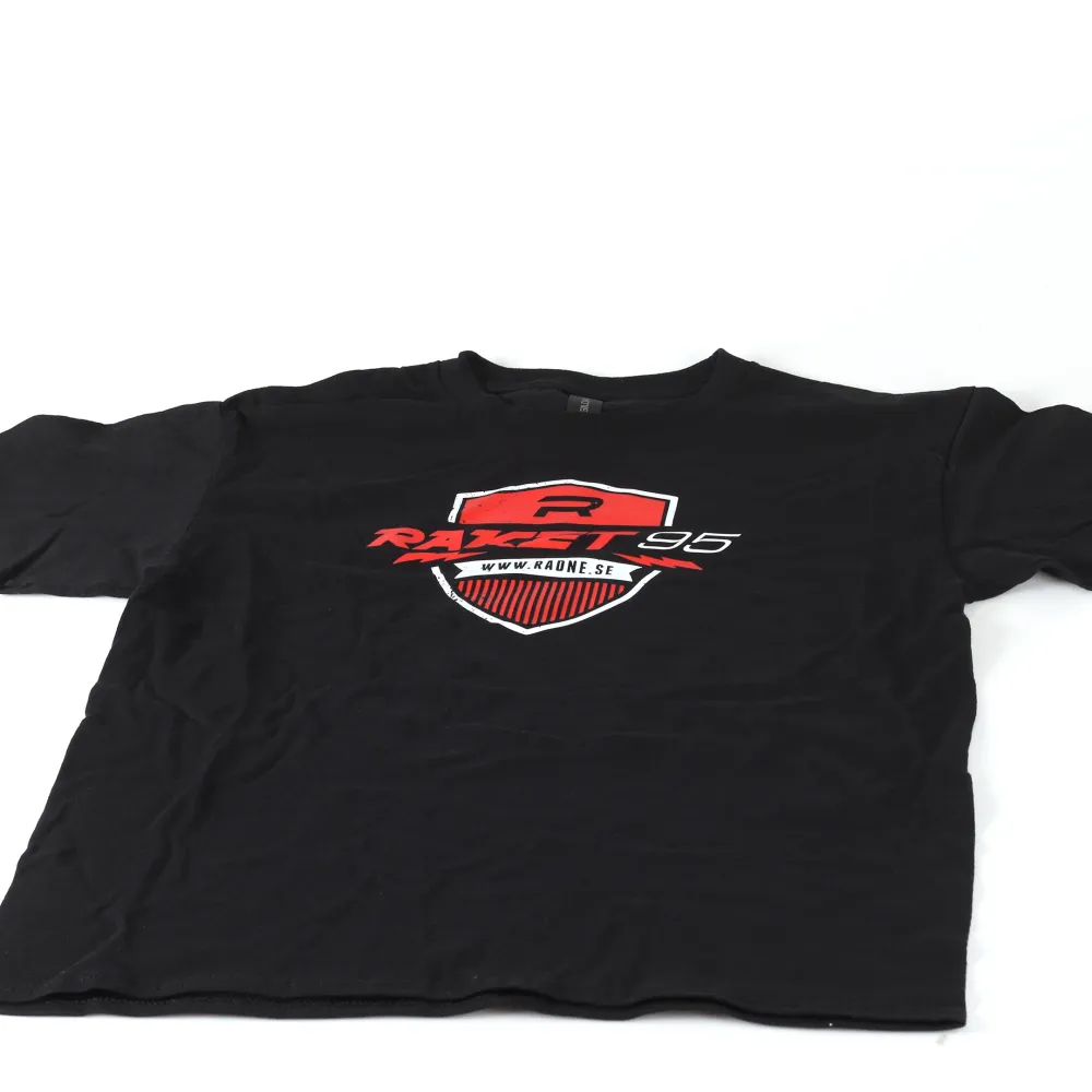 Raket T-shirt svart Barn XL