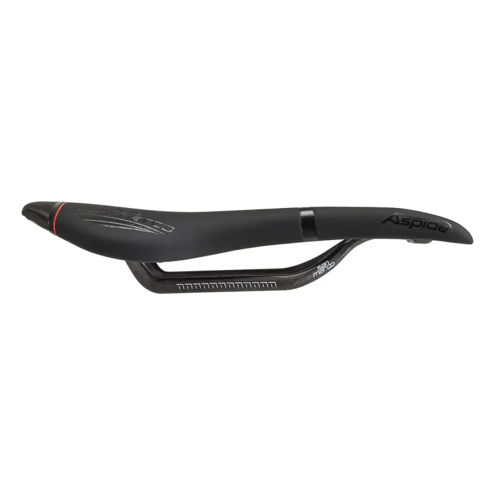 Sadel SAN MARCO ASPIDE CARBON FX OPEN FIT NARROW Kolfiberskenor