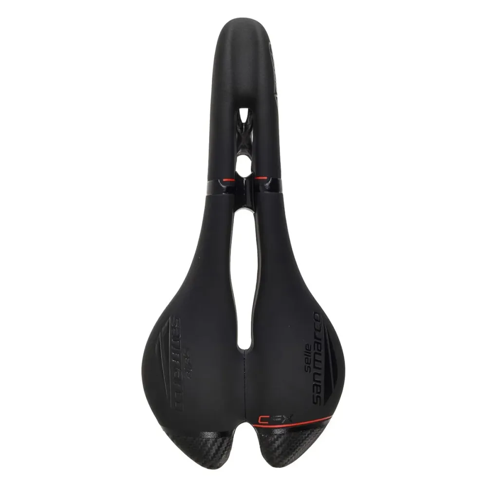 Sadel SAN MARCO ASPIDE CARBON FX OPEN FIT NARROW Kolfiberskenor