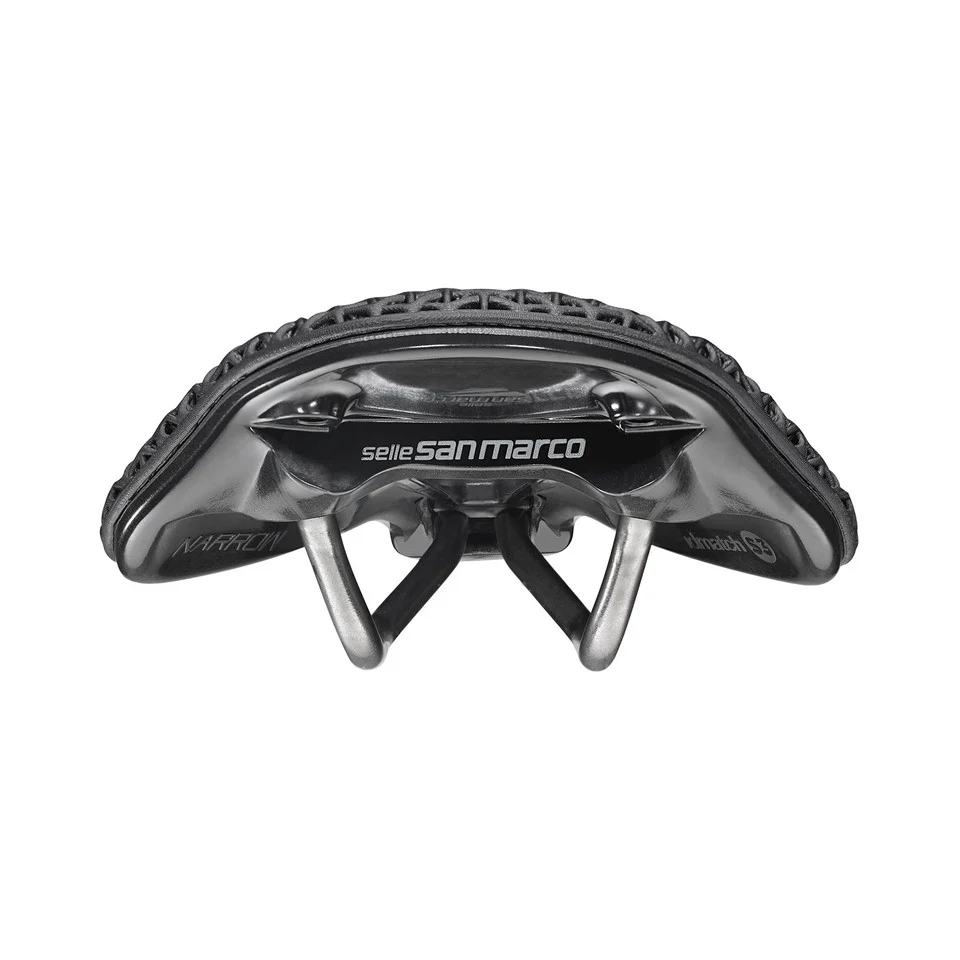 SAN MARCO SHORTFIT 2.0 3D OPEN-FIT RACING S3 Sadel 140 mm bred Xsilite aluminiumskenor