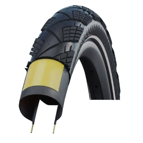 SCHWALBE MARATHON EFFICIENCY 700x35 ADDIX V-Guard Reflex TubeType Soft Black däck