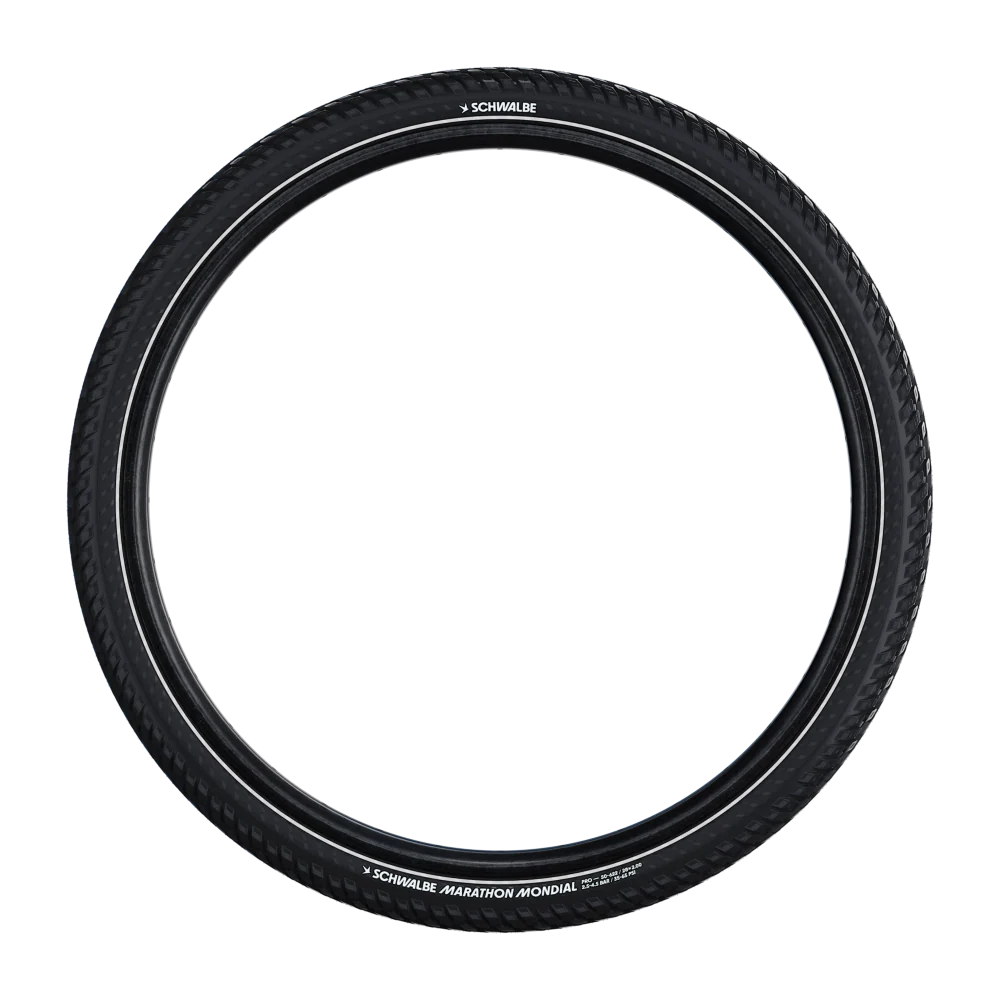 SCHWALBE MARATHON MONDIAL 700x47 ADDIX V-Guard Reflex TubeType Soft Black däck