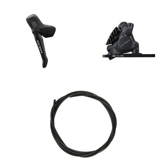 SHIMANO GRX 717 Mono vänster spak och främre bromsok