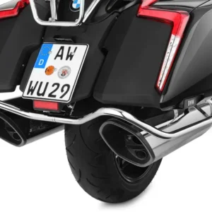 Skyddsbåge för sidoväskor - K1600 Bagger/Grand America - om med SOS-funktion