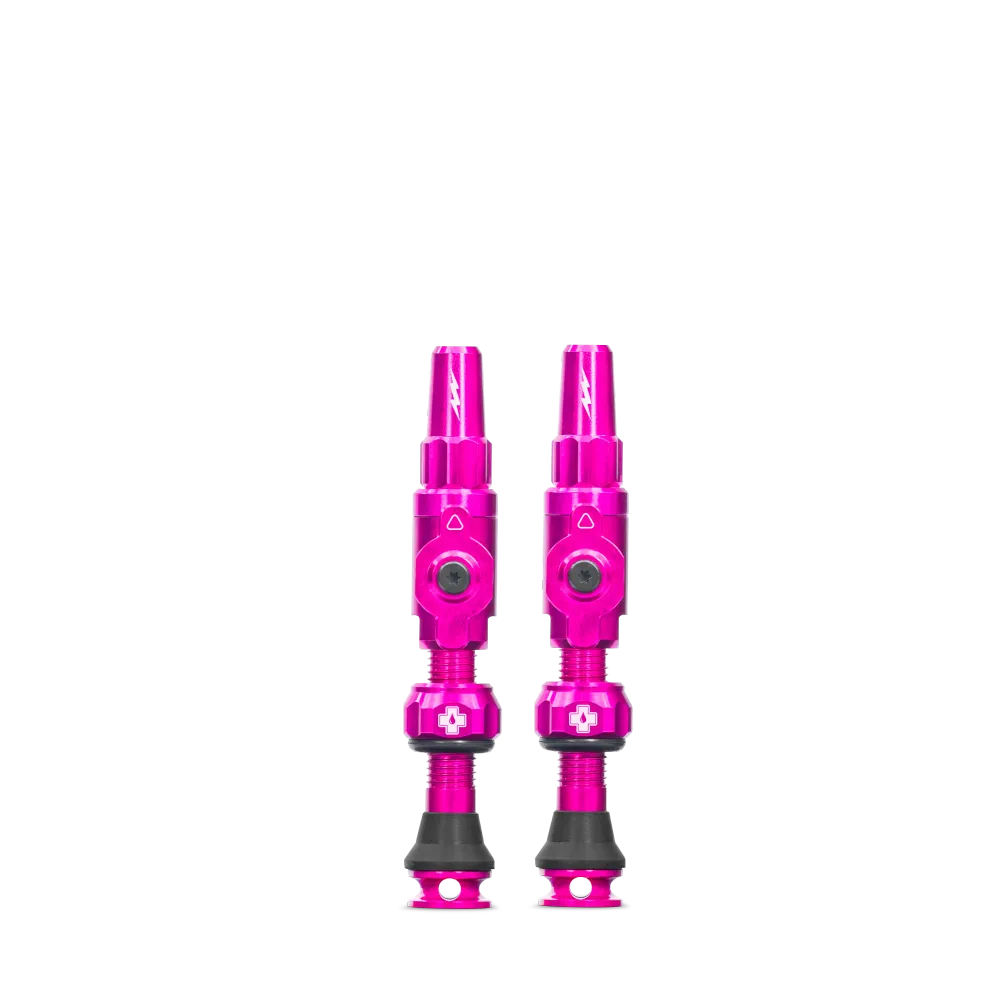 Slanglösa ventiler MUC-OFF Big Bore Lite (Presta) Medium Pink