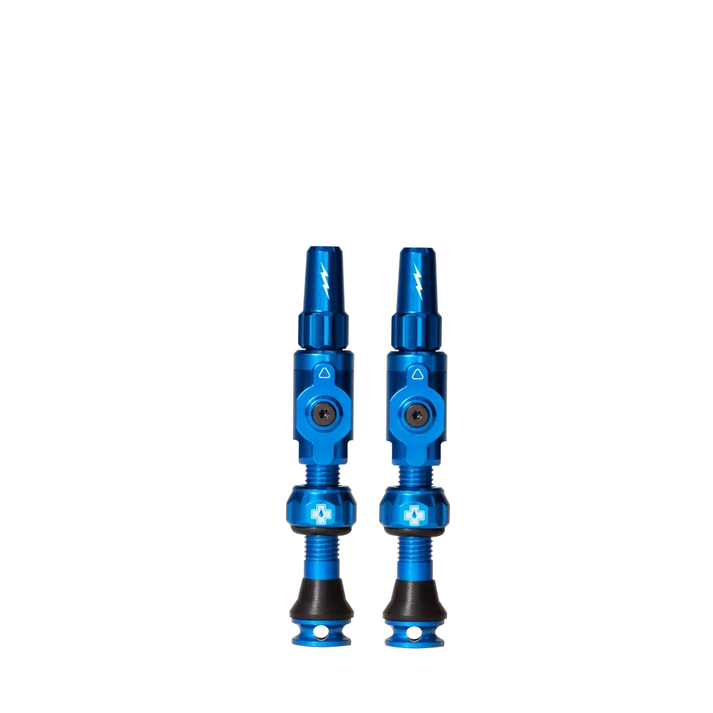Slanglösa ventiler MUC-OFF Big Bore Lite (Presta) Medium Blue