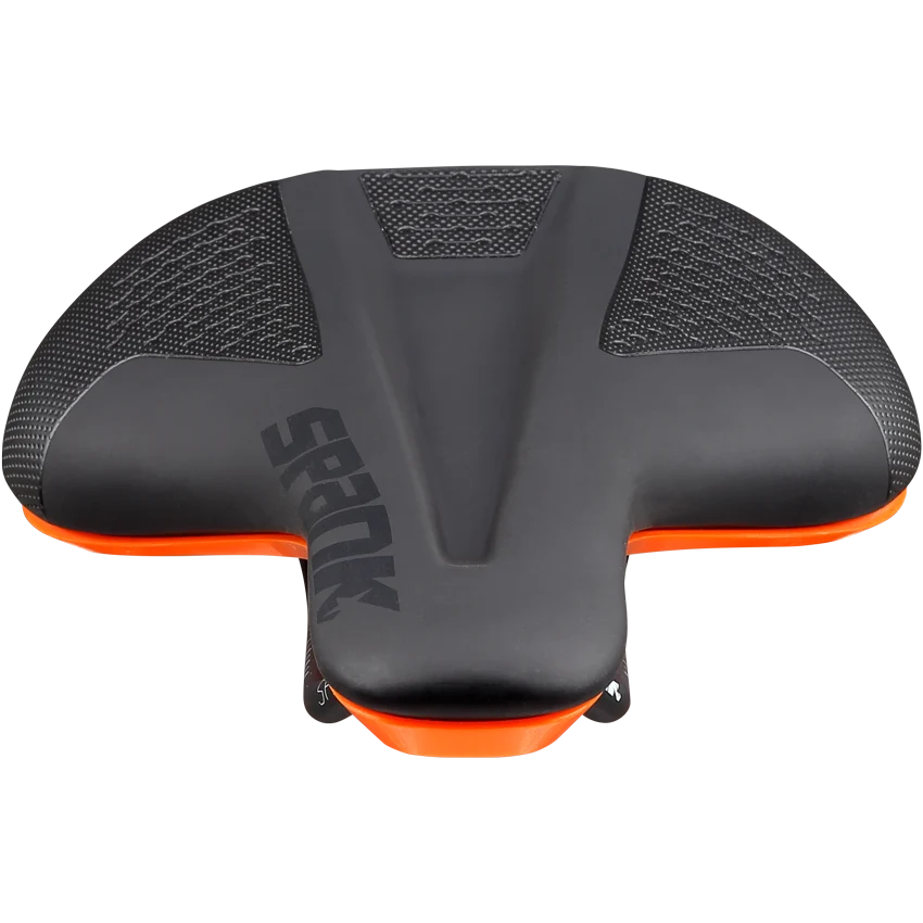 SPANK SPIKE 160 Lädersadel CrMo Rails Orange