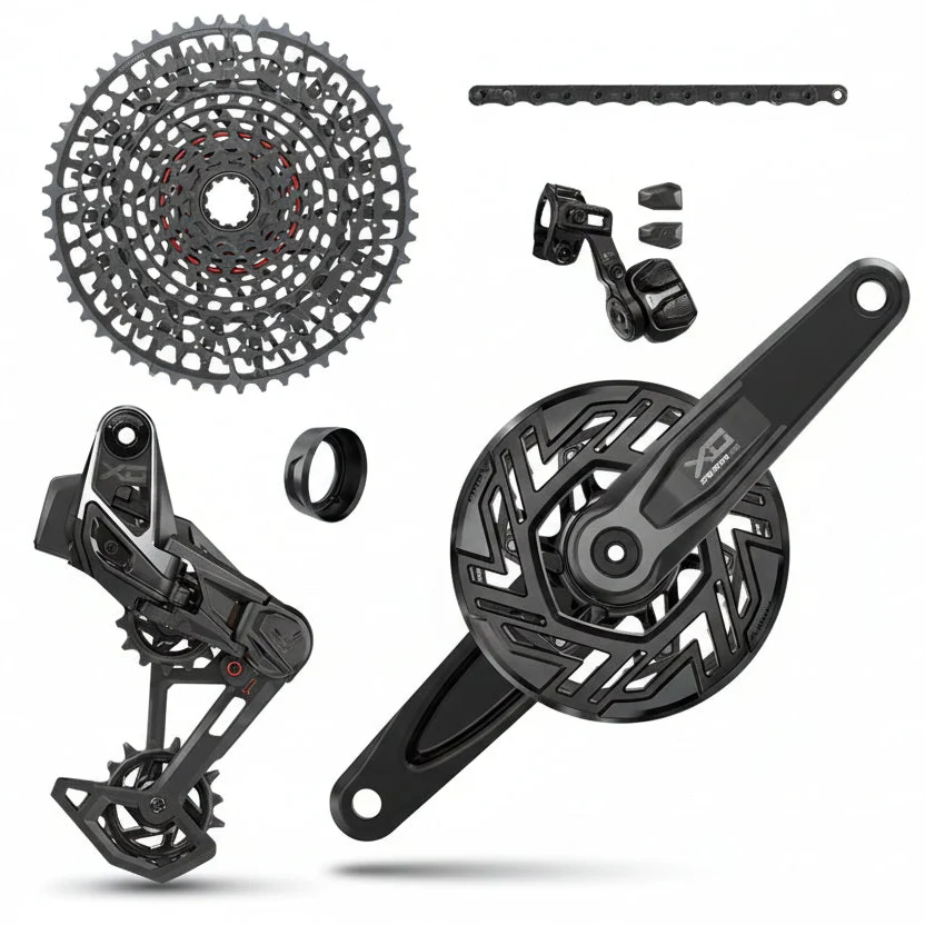 SRAM X0 EAGLE E-MTB BROSE ISIS AXS T-TYPE 36 tänder CLIP-ON 10/52 USB-C paket