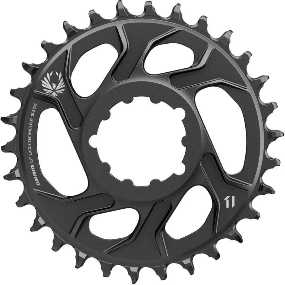 SRAM X-SYNC 2 EAGLE 12V Direktmonterad Offset 4mm Mono-kedjekrans Svart