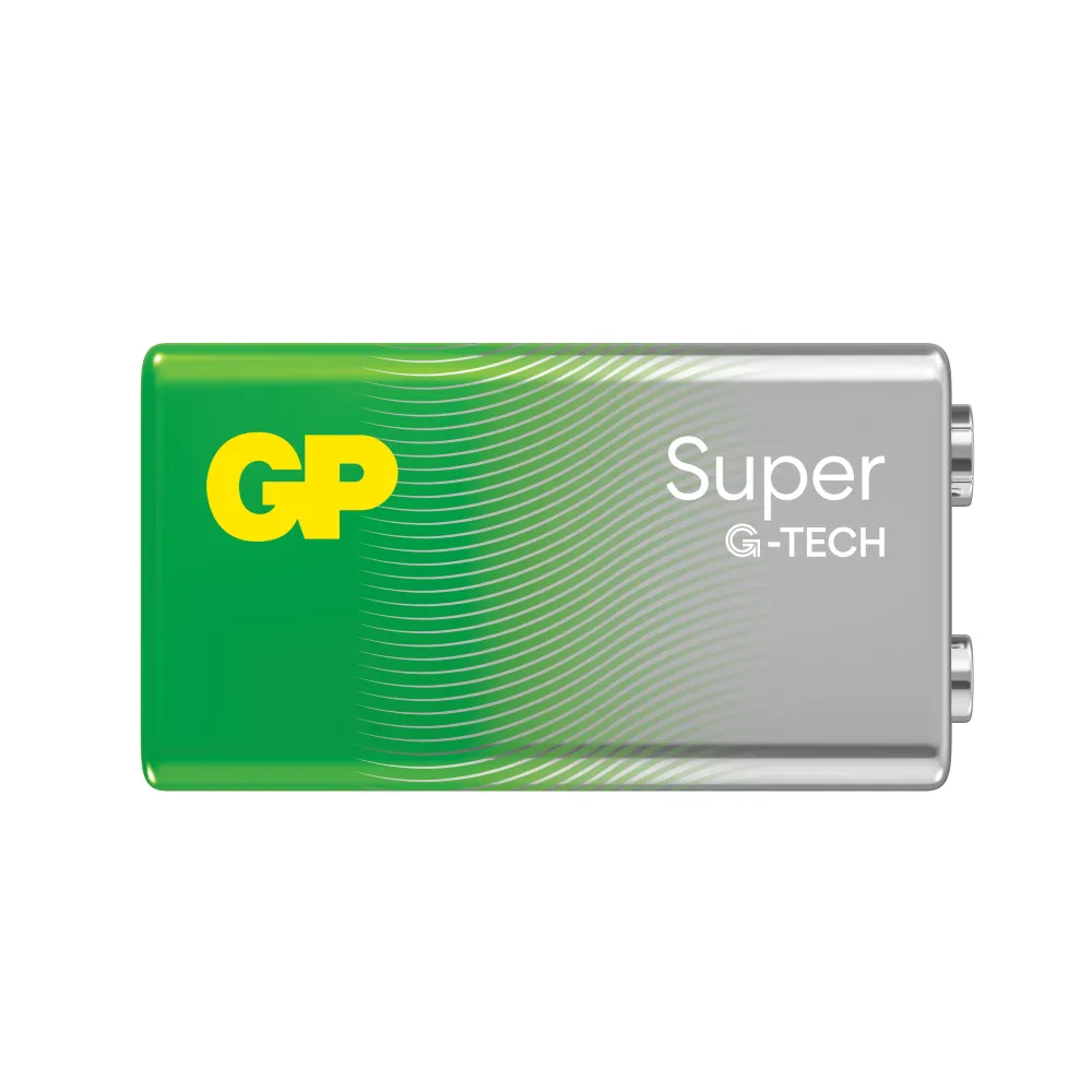 GP Super Alkaline 9V-batteri, 1604A/6LF22, 1-pack