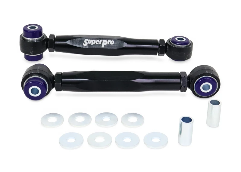 SuperPro 06-25 Volkswagen Golf GTI Lower Rear HD Adjustable Toe Arm Set