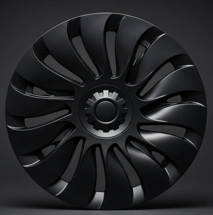 TESLA Y 19" HELSKYDDANDE NAVKAPSLAR TILL STORM - MATTSVART