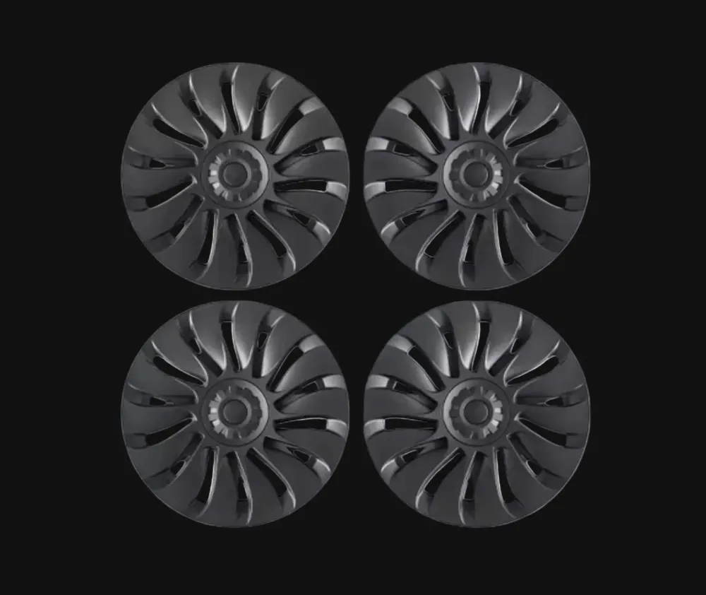 Tesla Model Y 19" Fulltäckande Storm-hjulkapslar - Gun Metal Grey