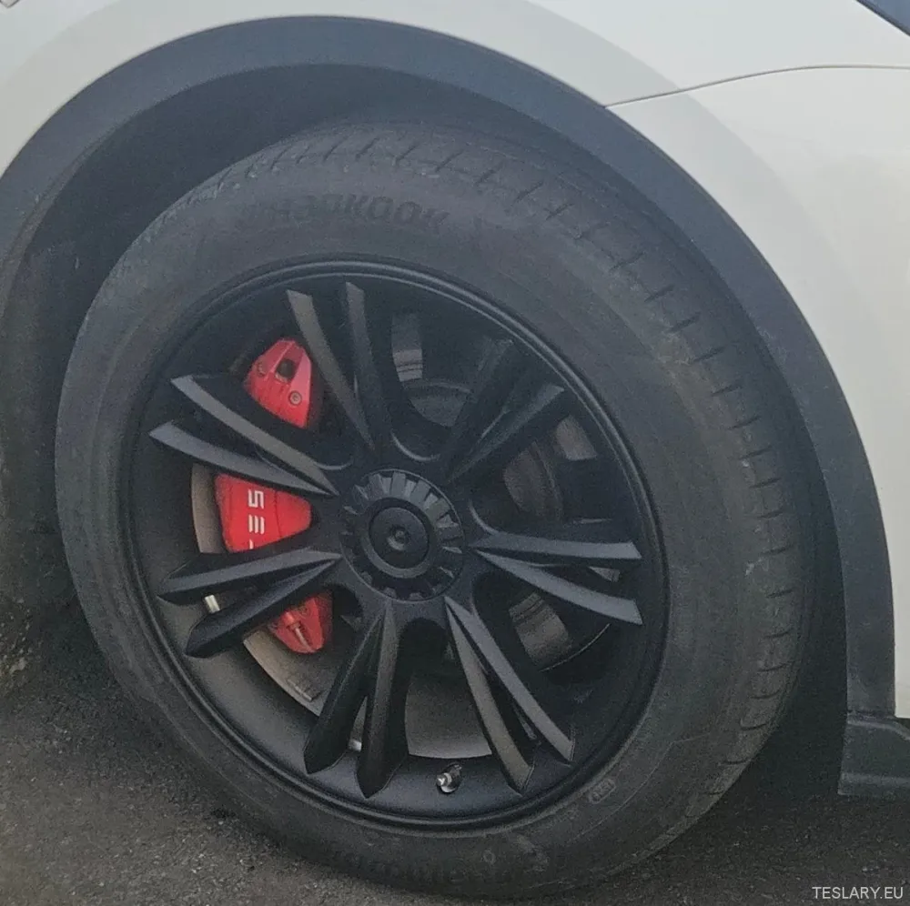 Tesla Model Y UNIK S14 19" Gemini-stil - Mattsvart