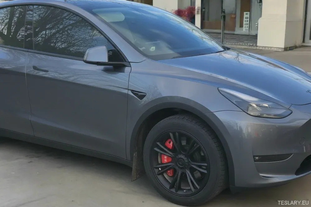 Tesla Model Y UNIK S14 19" Gemini-stil - Mattsvart