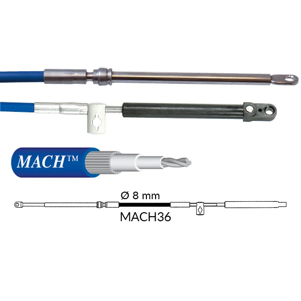 Ultraflex Reglagekabel mach36, 5 fot
