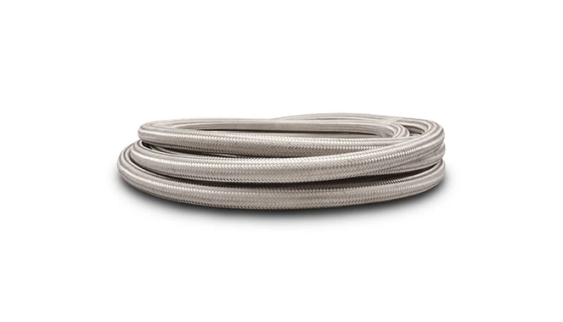 Vibrant SS Braided Flex Hose PTFE Liner -8 (5 foot roll)