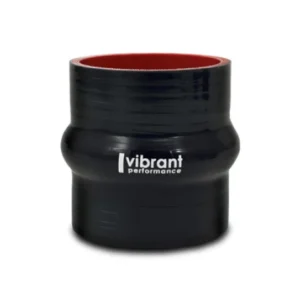 Vibrant Silicone Hump Hose Coupler 3.75in ID x 3.00in Long - Black