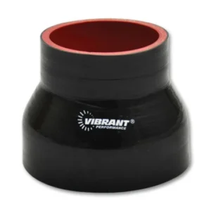 Vibrant Silicone Reducer Coupler 1.00in ID x 0.75in ID x 4.00in Long - Black