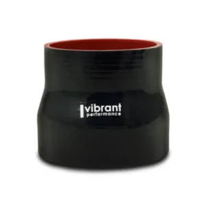 Vibrant Silicone Reducer Coupler 1.625in ID x 1.375in ID x 3.00in Long - Black