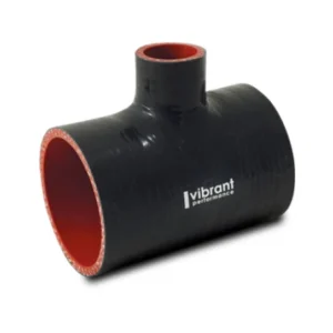 Vibrant Silicone T-Hose Coupler Hose ID 2.50in Overall Length 4in Branch ID 1.50in