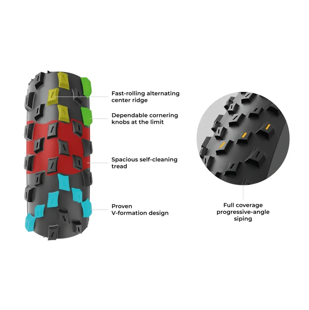 VITTORIA BARZO XC RACE 29x2.4 Graphene/Silica Tubeless Ready Soft Black-däck