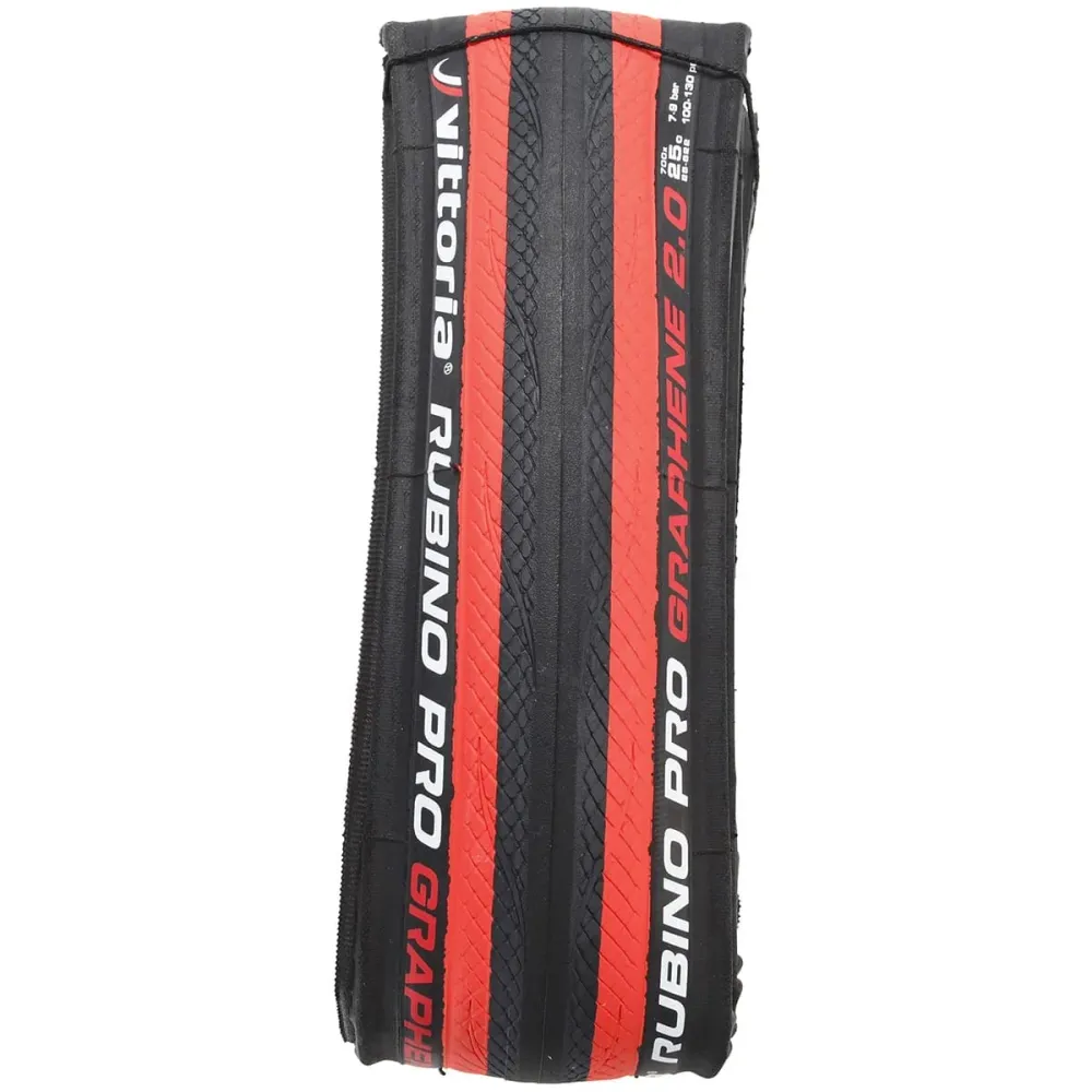 VITTORIA RUBINO PRO Graphene G2.0 700c TubeType Röd däck