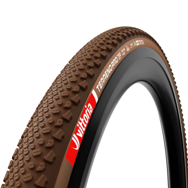VITTORIA TERRENO PRO T50 Mixed Gravel Race 700x35c Tubeless Ready Soft Brown däck