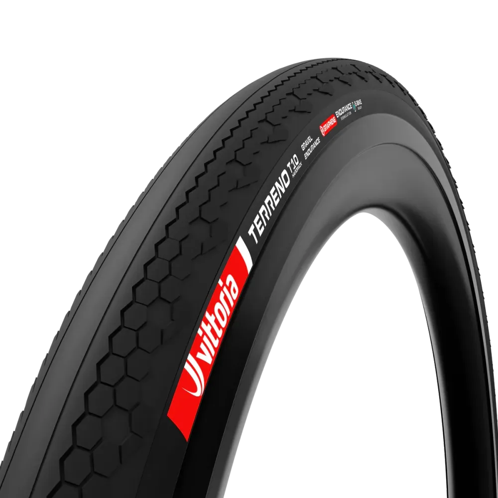 VITTORIA TERRENO T10 HARDPACK Gravel Endurance 700x45c Tubeless Ready Soft Black däck