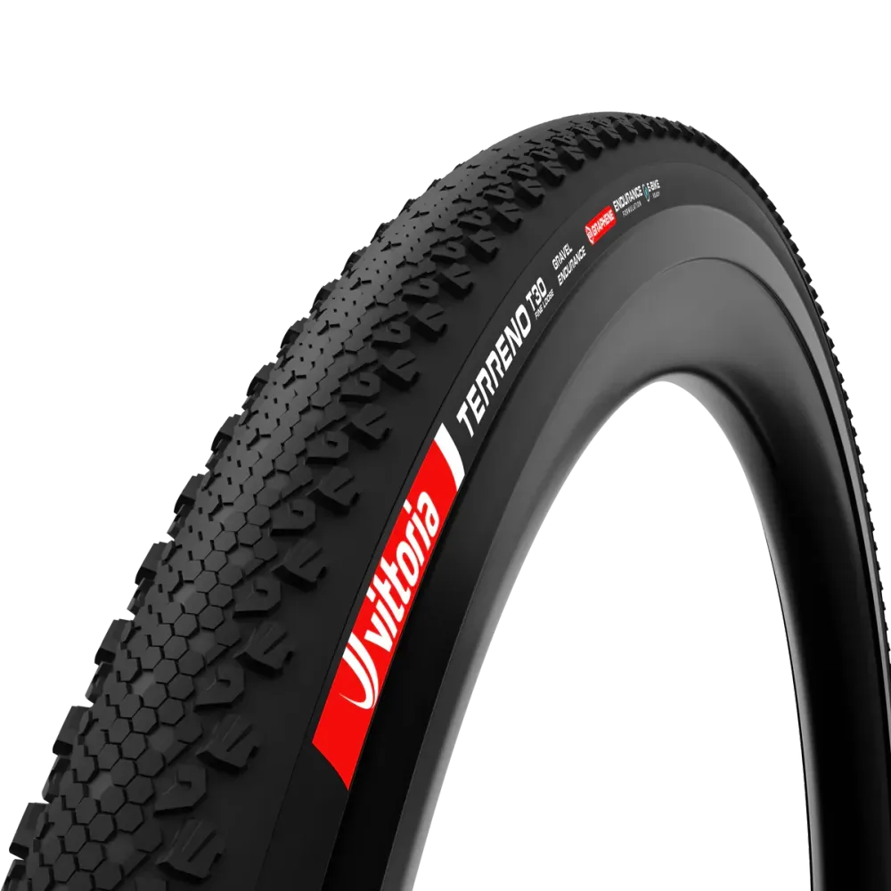 VITTORIA TERRENO T30 FINE LOOSE Gravel Endurance 700x45c Tubeless Ready Soft Black däck
