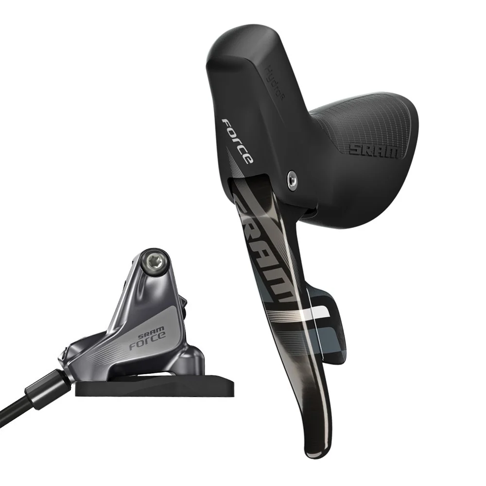 Vänster spak och bygel SRAM FORCE 22 Double Flat Mount utan skiva