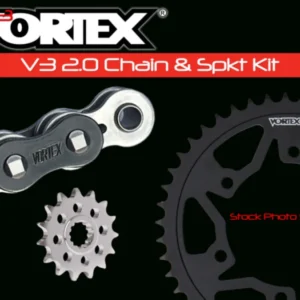 Vortex Racing V3 2.0 Chain and Sprocket Kit 3528-17,435CS-45,525RX3-120- Black
