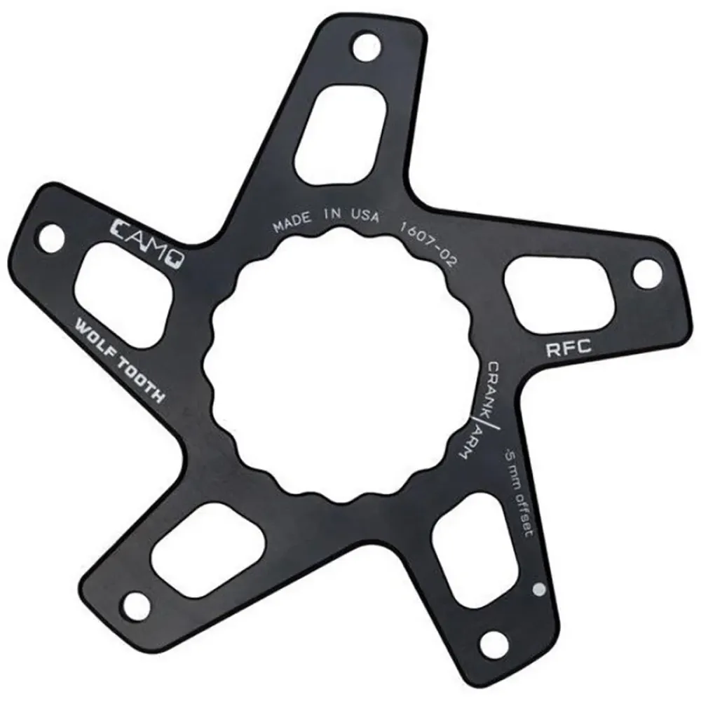 WOLF TOOTH CAMO P3 Raceface Cinch Direct Mount Offset 3mm Svart vevparti stjärna