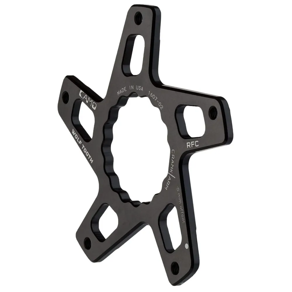 WOLF TOOTH CAMO M5 Raceface Cinch Direct Mount Boost Offset vevparti stjärna -5mm Svart