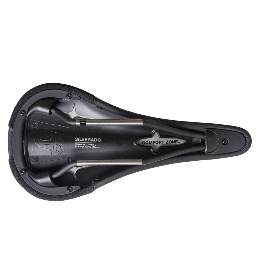WTB SILVERADO 135 mm sittskena i titan Svart