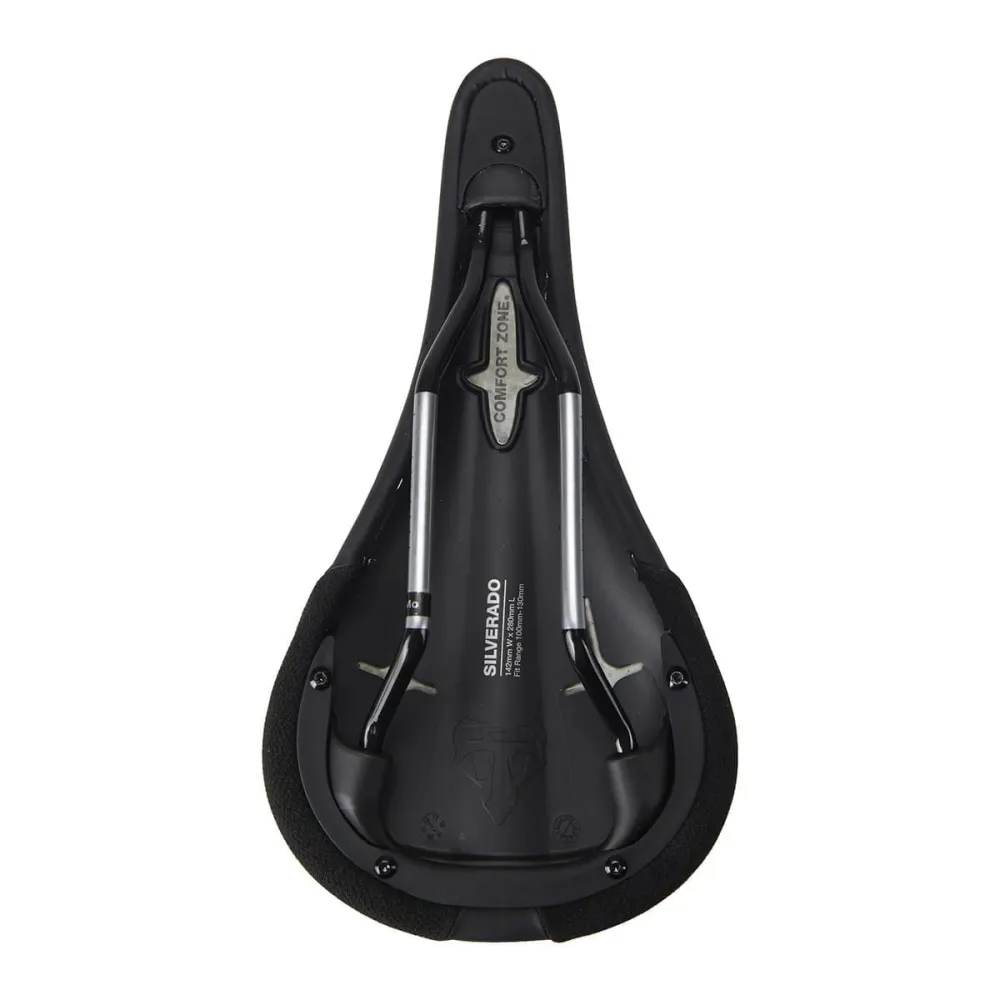 WTB SILVERADO 142 mm sadel CrMo skenor Svart