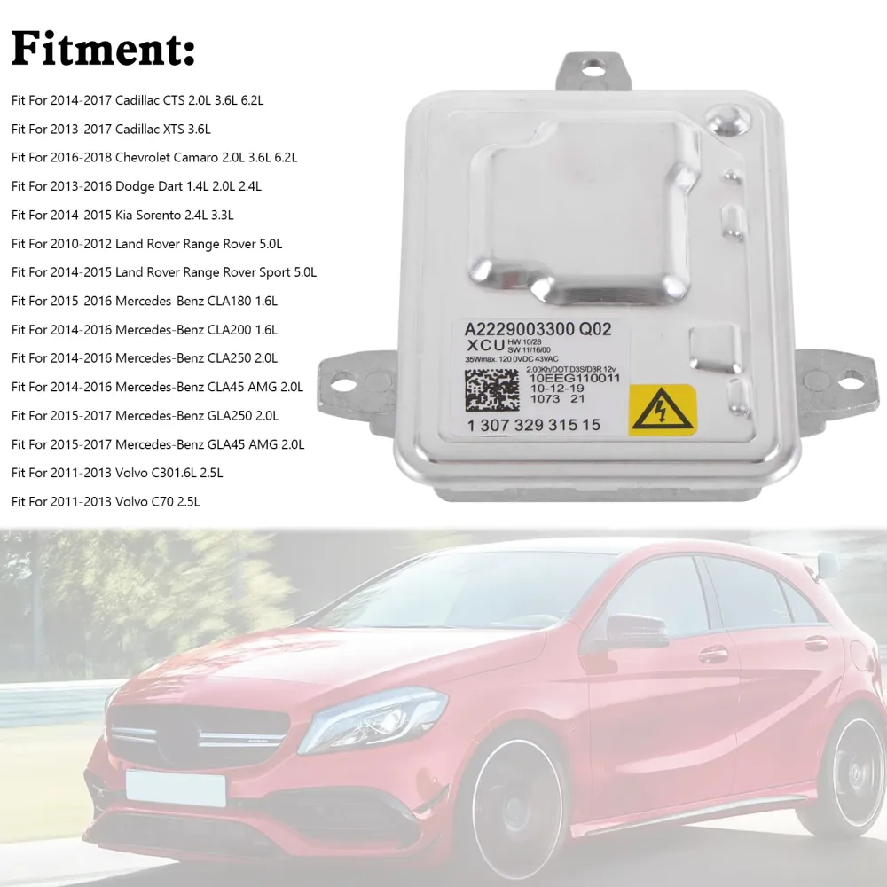Xenon Headlight Ballast Control Unit Module A2229003300 för Mercedes CLA GLA