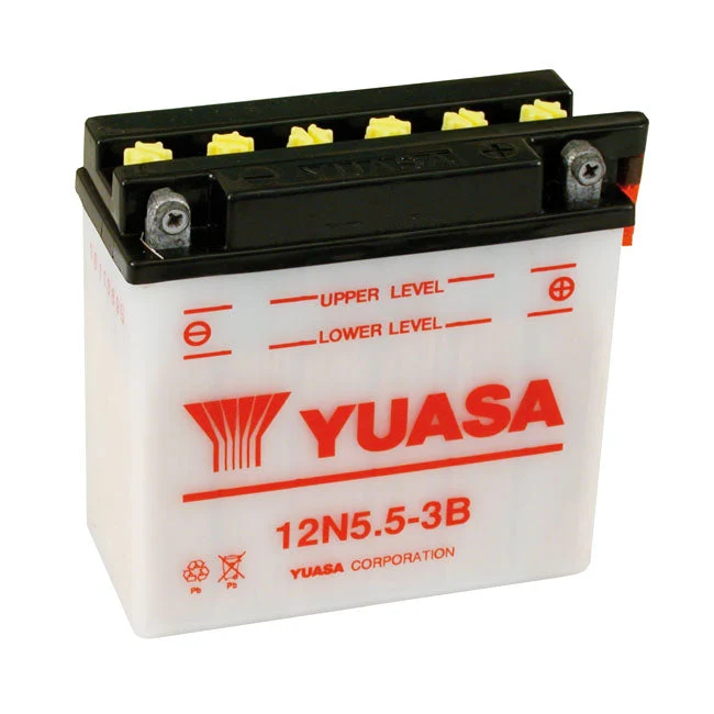 Yuasa 12N5.5-3B 12V Blybatteri 5.5Ah 55CCA