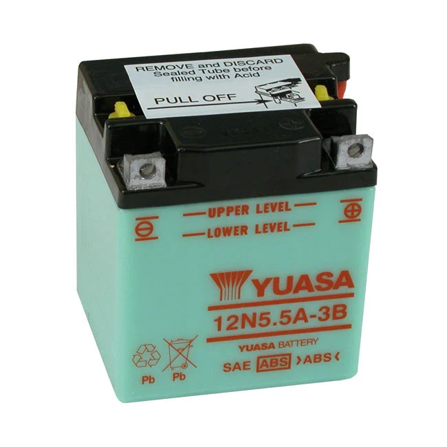 Yuasa 12N5.5A-3B 12V Blybatteri 5.5Ah 55CCA