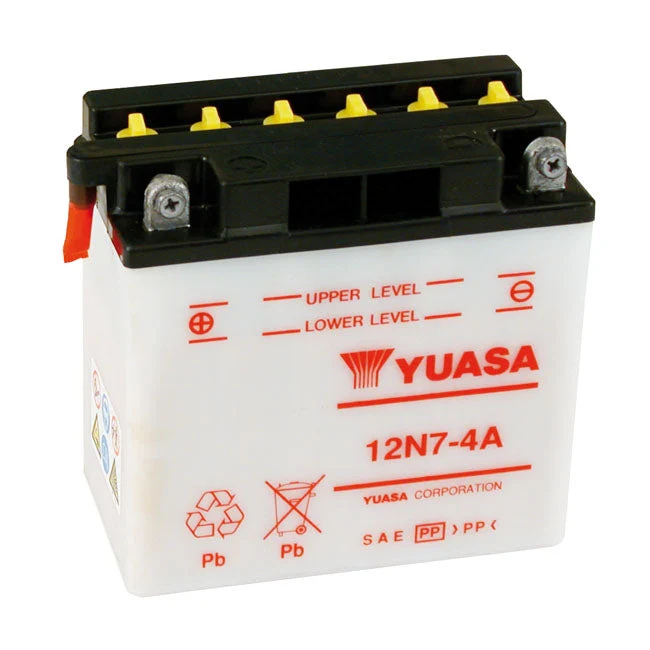 Yuasa 12N7-4A 12V Blybatteri 7Ah 70CCA