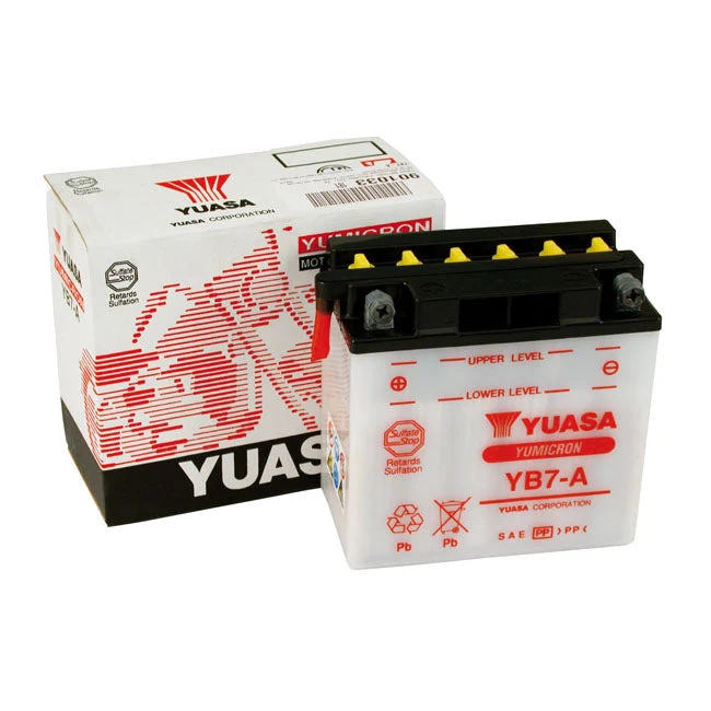 Yuasa Yumicron 12V Blybatteri 7Ah 105CCA