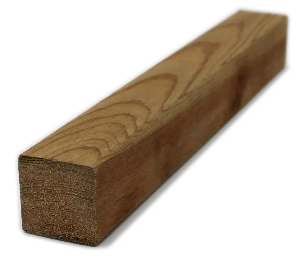45X45MM IMP. TEAKBRUN