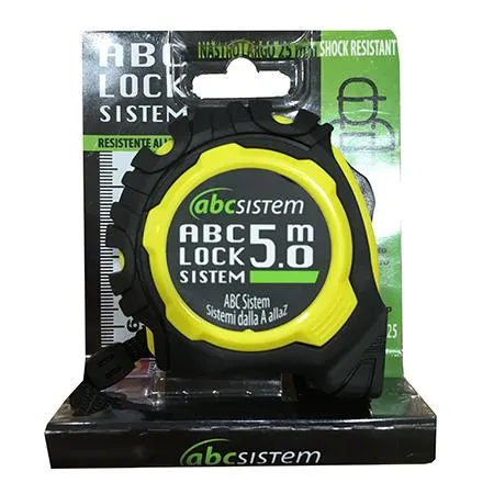 ABC-låssystem 5 meter måttband