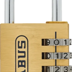 ABUS HÄNGLÅS KOD 165/40 KOMBINATION MÄSSING