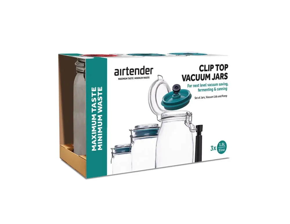 Airtender vakuumförslutare burkar 3st 1.5L