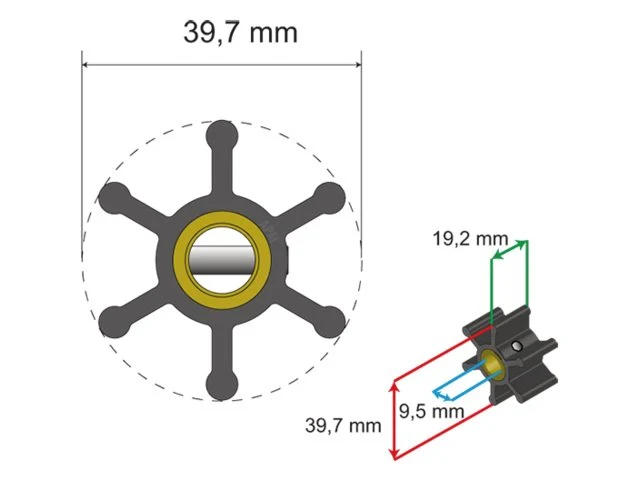 Albinus, Premium Impeller, 003-01-06