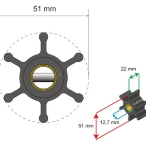 Albinus, Premium Impeller, 006-01-06