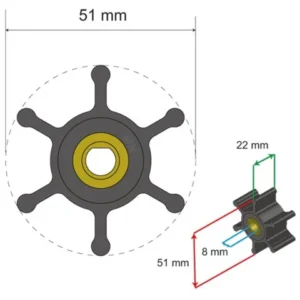 Albinus, Premium Impeller, 008-01-06